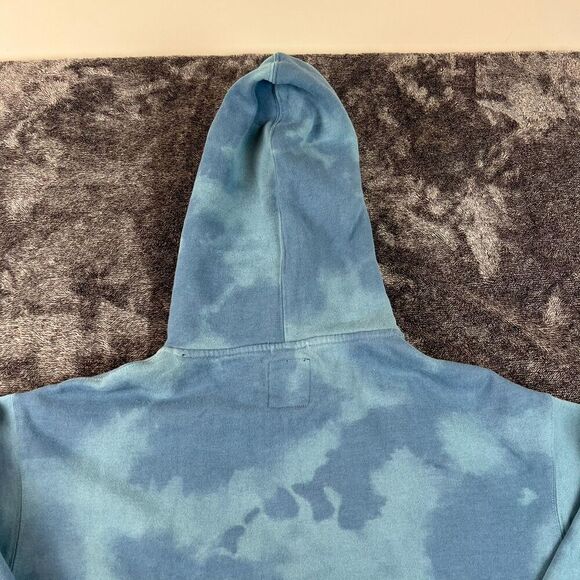 Stance Mercury Hoodie Tie Dye Sweatshirt Men's L Blue Fleece Lined Pullover - Picture 11 of 13